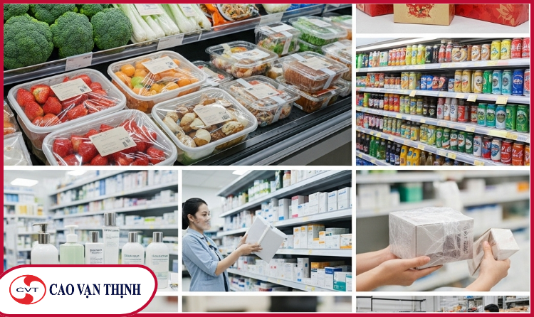Màng co PVC đóng gói thực phẩm an toàn
